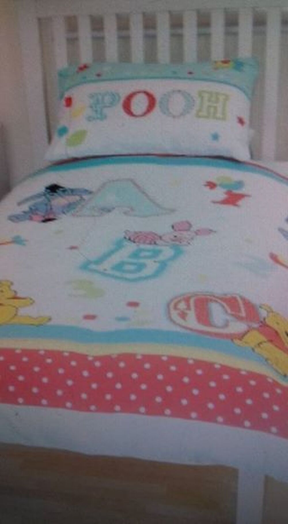 housse de couette winnie l'ourson reversible comme neuve Mobilier enfants