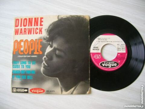 45 TOURS EP DIONNE WARWICK People 15 Nantes (44)