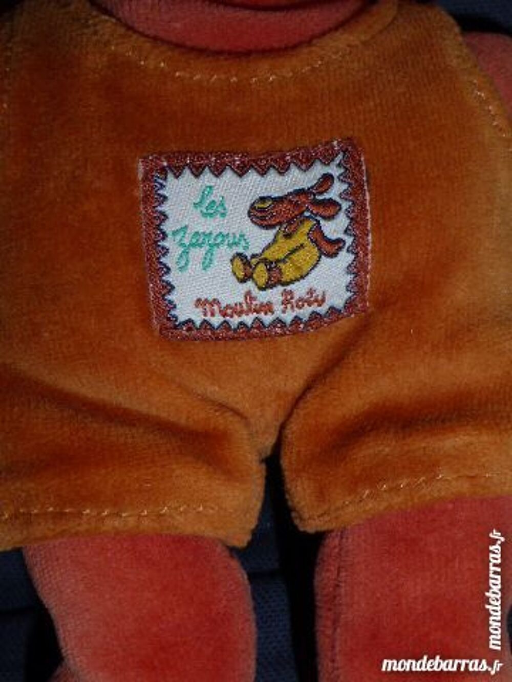 Moulin Roty Doudou chien Les zazous Puériculture