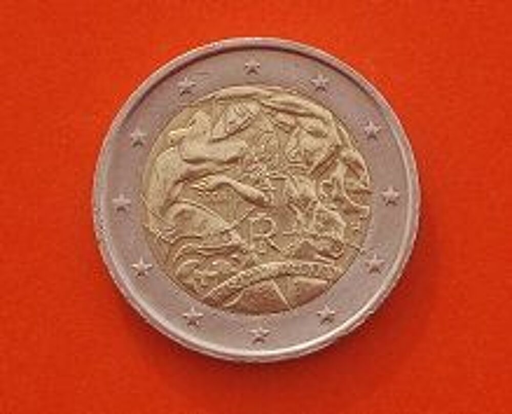 Pi&egrave;ce de monnaie de 2 euros Italie 2008 