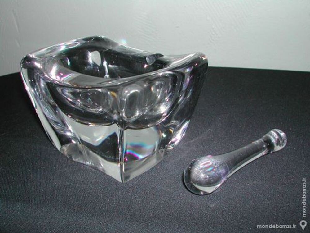 Ancien cendrier cristal daum kuhlmann vintage loft Décoration