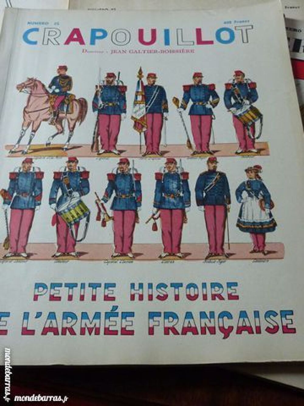 4 REVUES &laquo;CRAPOUILLOT&raquo; Livres et BD