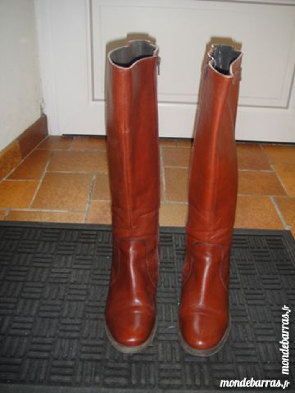 bottes en cuir Chaussures