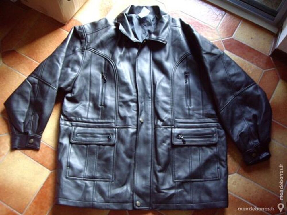 Veste Simili Cuir Homme Taille 56 Vêtements