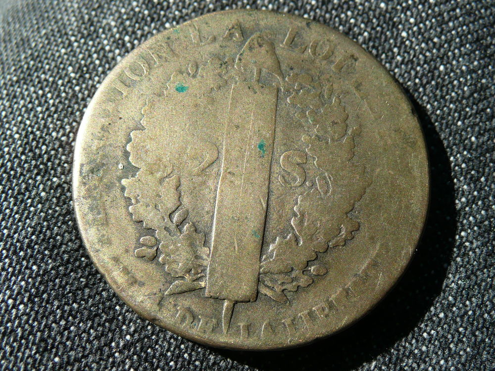 Pi&egrave;ce 2 Sol 1792 W au Faisceau 