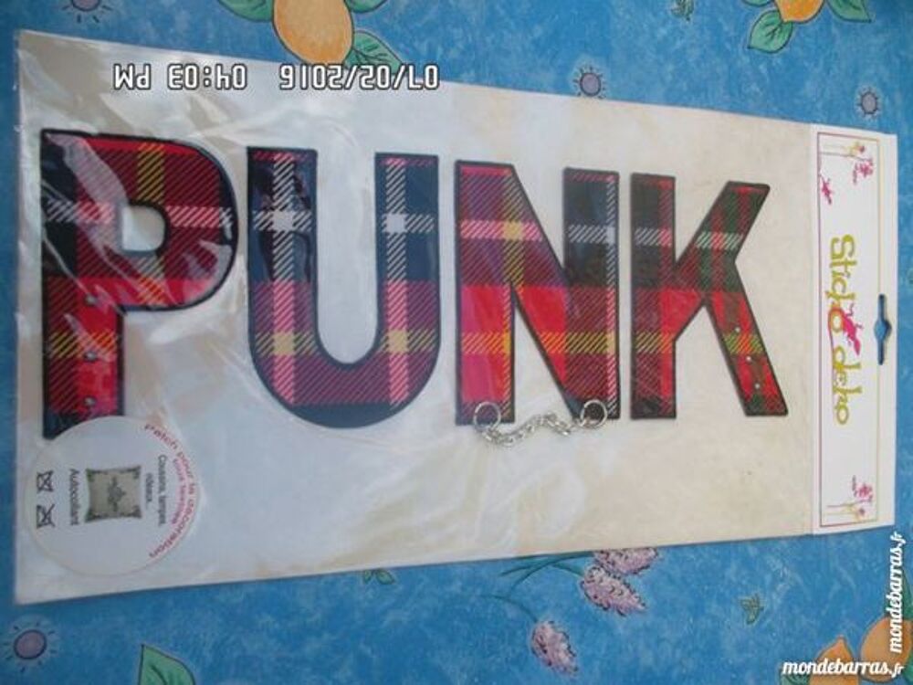 PATCH PUNK AUTOCOLLANT Cuisine