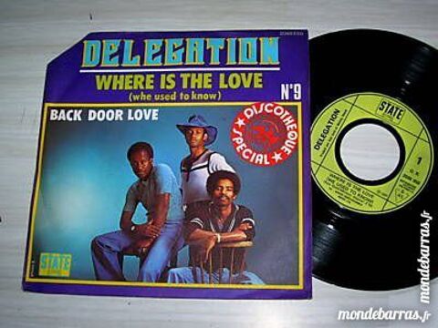45 TOURS DELEGATION Where is the love - FUNK 8 Nantes (44)
