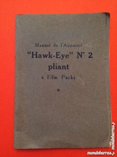Notice Kodak Hawk eye n�2 - Tr�s rare 15 Nice (06)