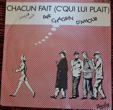 Vinyl CHAGRIN d'AMOUR 3 Lille (59)