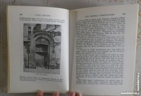 PARIS DISPARU par Georges PILLEMENT Ed. GRASSET 8 Attainville (95)