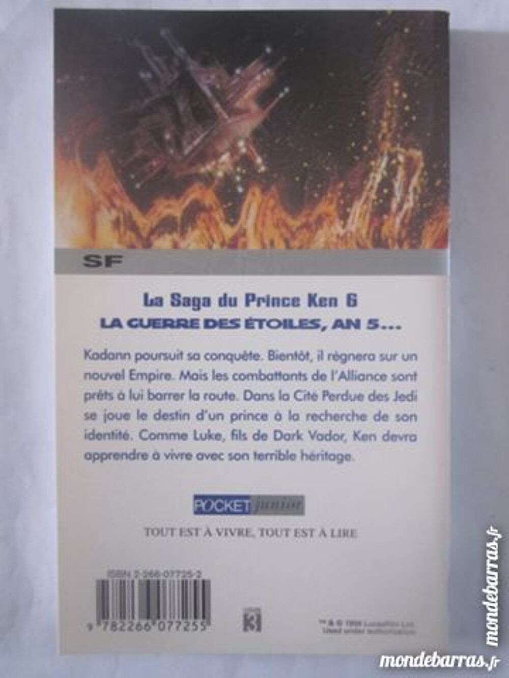 STAR WARS - LE DESTIN DU PRINCE JEDI -PRINCE KEN 6 Livres et BD