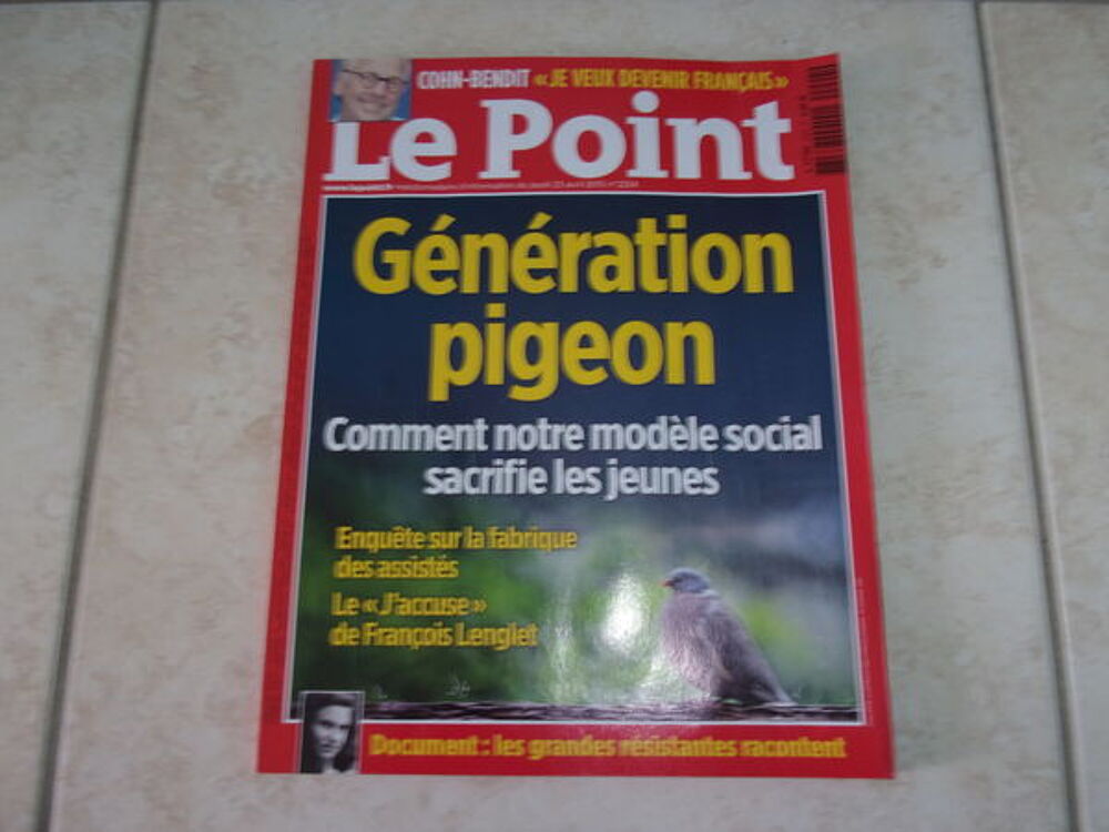 Magazine Le Point N&deg; 2224 (Hebdo du 23/04/15) Livres et BD