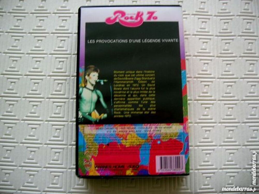 K7 VIDEO DAVID BOWIE ZIGGY STARDUST and THE SPIDER DVD et blu-ray