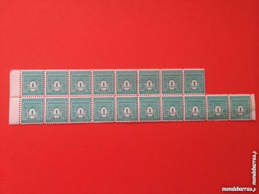 Timbres Arc de Triomphe 1 fr 