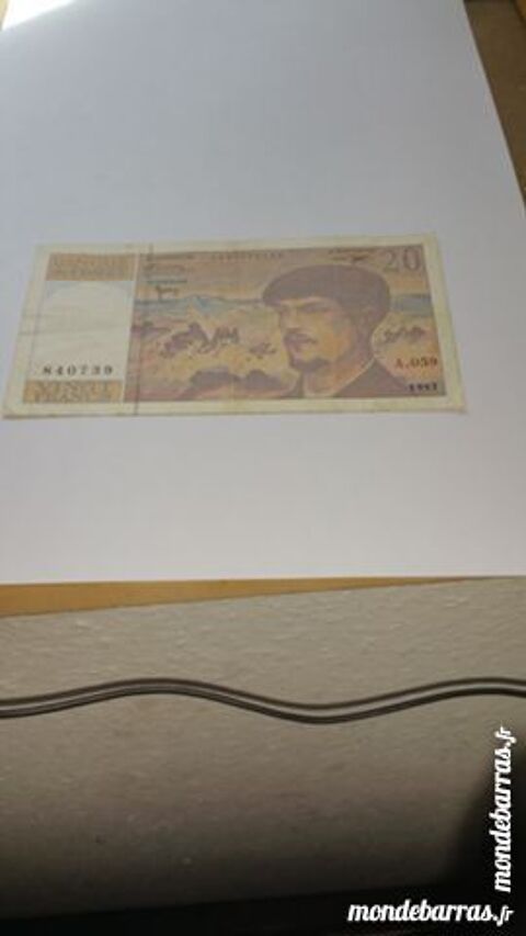 Billet 20 franc français 10 Colmar (68)