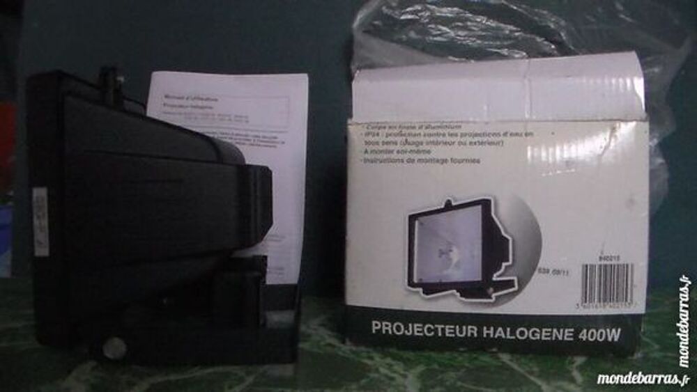 Projecteur halog&egrave;ne 400 watts &eacute;tanche Jardin