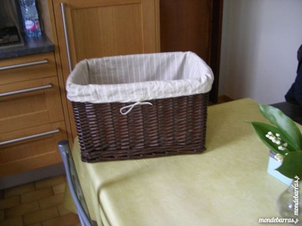 panier rectangulaire osier rangement Cuisine