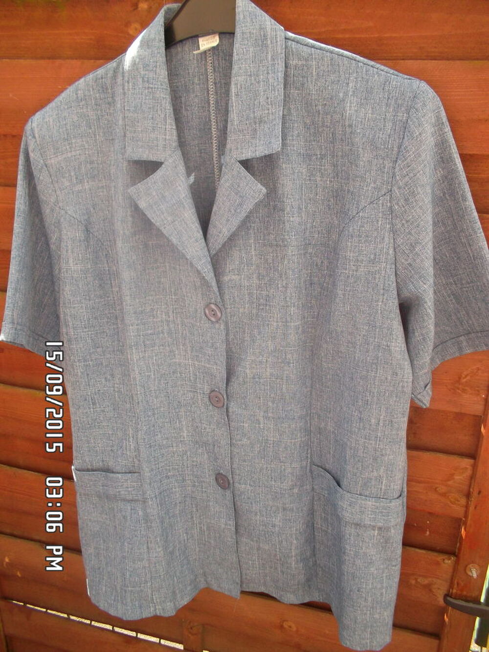 VESTE DE TAILLEUR BLEU JEAN*JUSTE 3E*KIKI60230 Vêtements