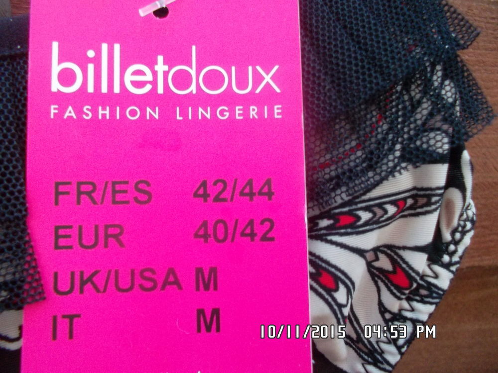 STRING BILLET DOUX T.42-44*JUSTE 5E*KIKI60230 Vêtements
