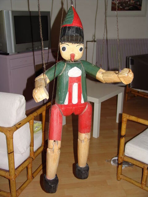Marionnette  fils Pinocchio 70 Cormoranche-sur-Sane (01)