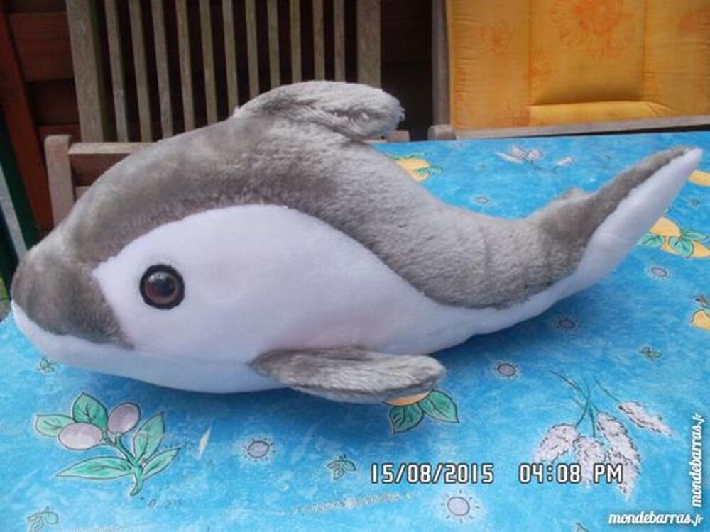 peluche orque gris Jeux / jouets