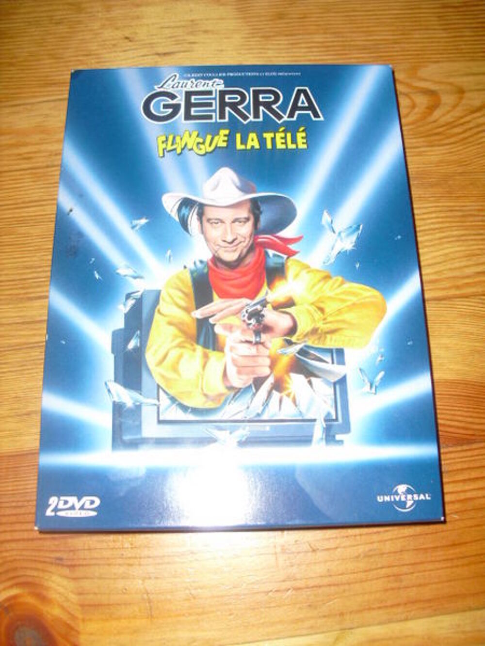 coffret de 2 DVD LAURENT GERRA flingue la t&eacute;l&eacute;+BONUS DVD et blu-ray