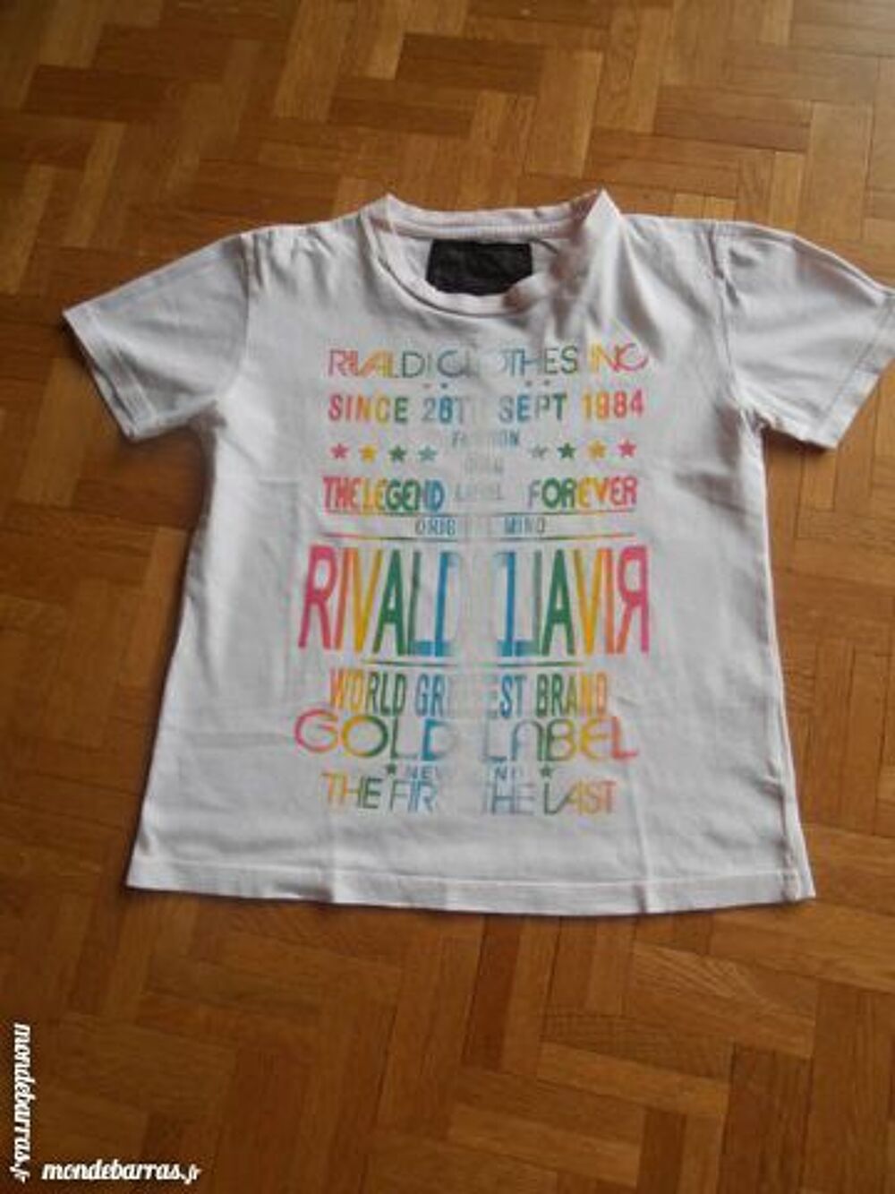 Tee-shirt rose Rivaldi Vtements enfants