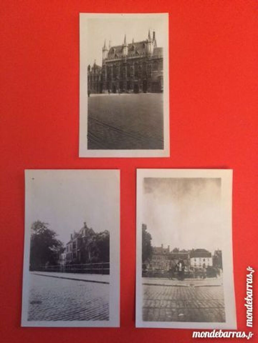 3 photos Anciennes Bruges 1924 