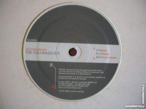 MAXI 45 TOURS BROTHER BROWN The Colorado E.P. 8 Nantes (44)