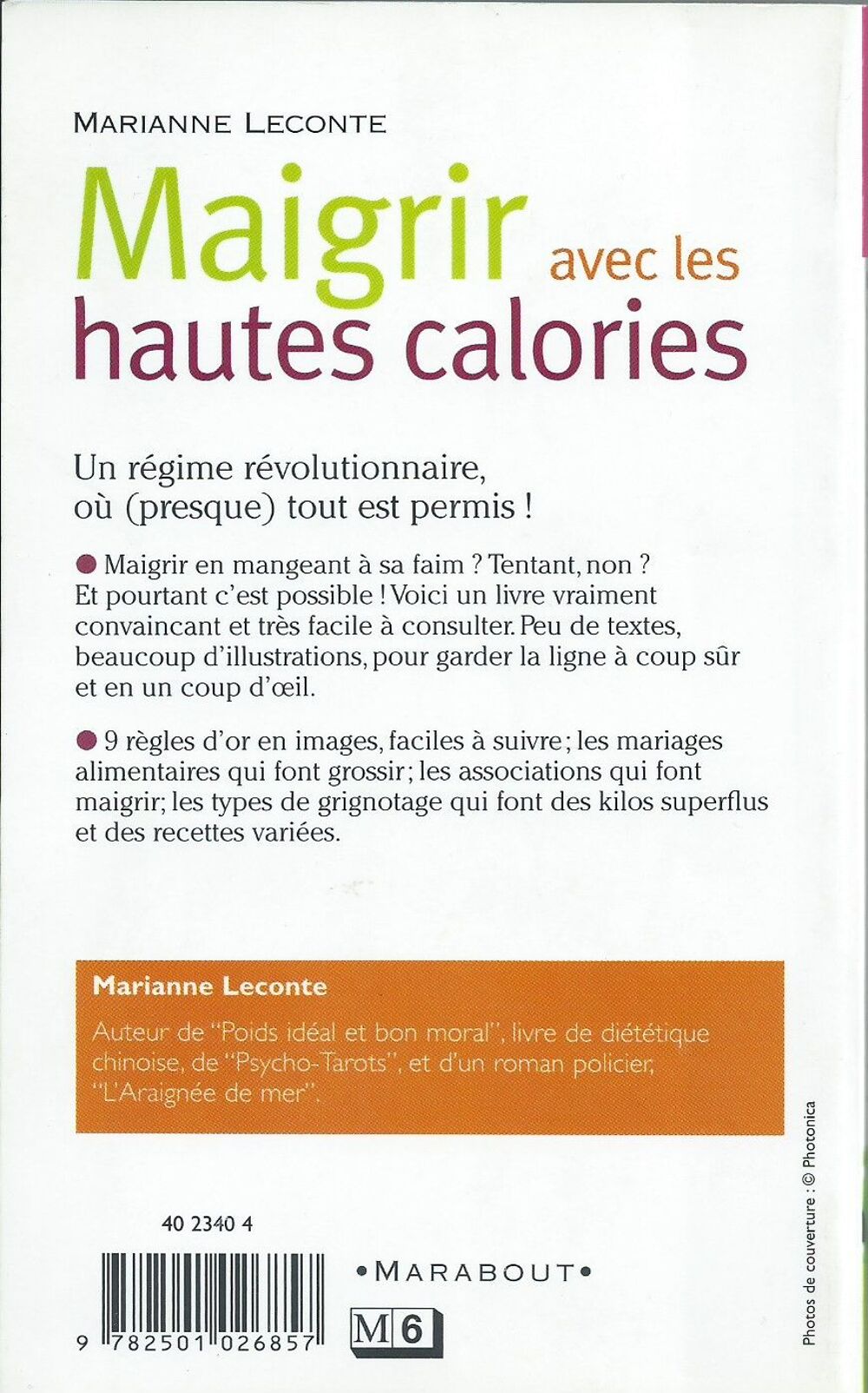 
livre de cuisine , Maigrir avec les hautes calories Livres et BD