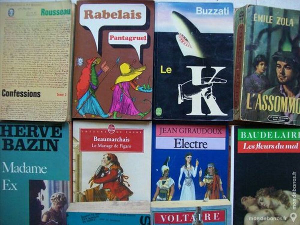 Balzac, Rabelais,Zola, zoe Livres et BD