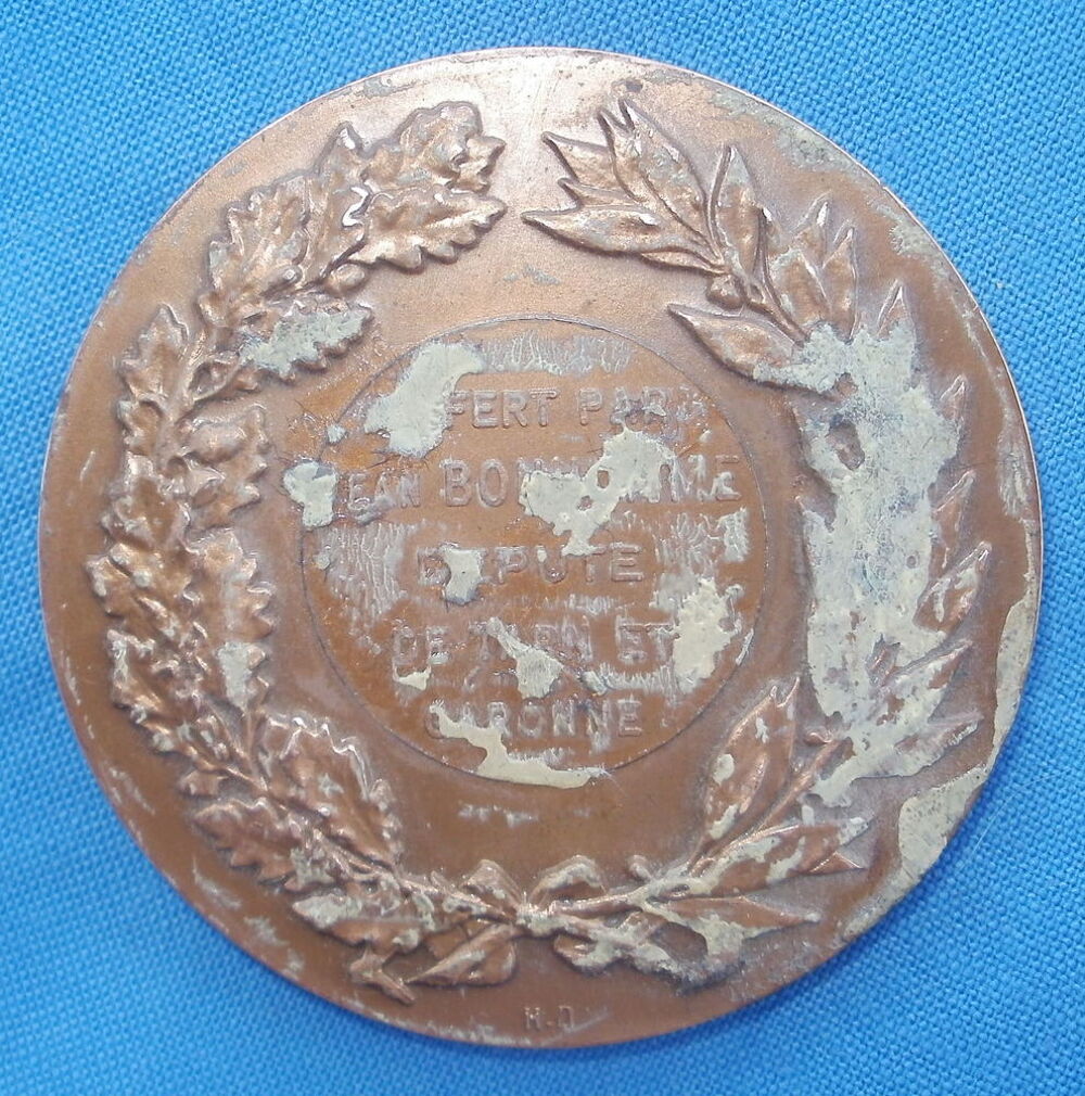 Medaille bronze J H GOEFFIN offert / d&eacute;put&eacute; Tarn et Garonne 