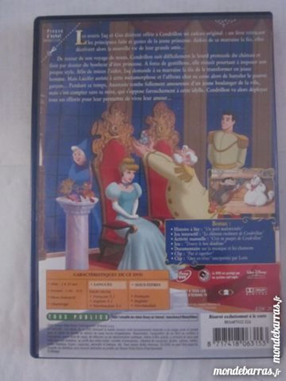 DVD DISNEY - CENDRILLON 2 DVD et blu-ray