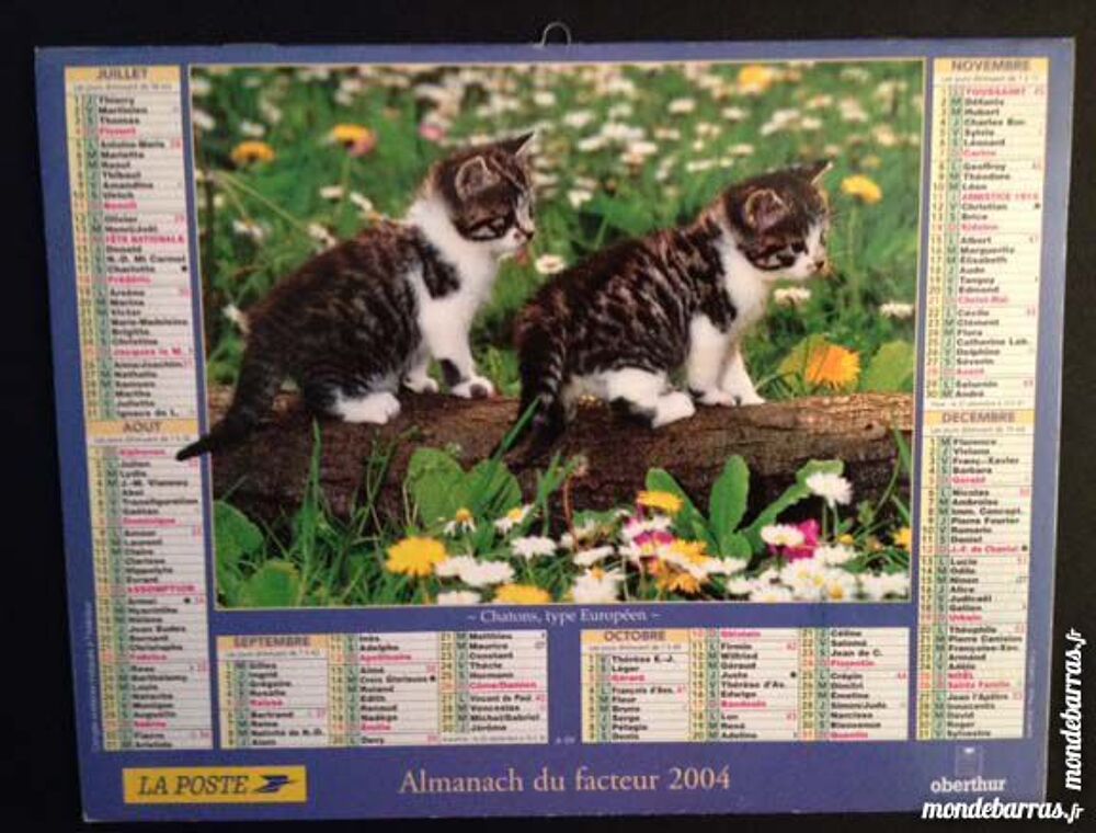 Calendrier Almanach 2004 - original 