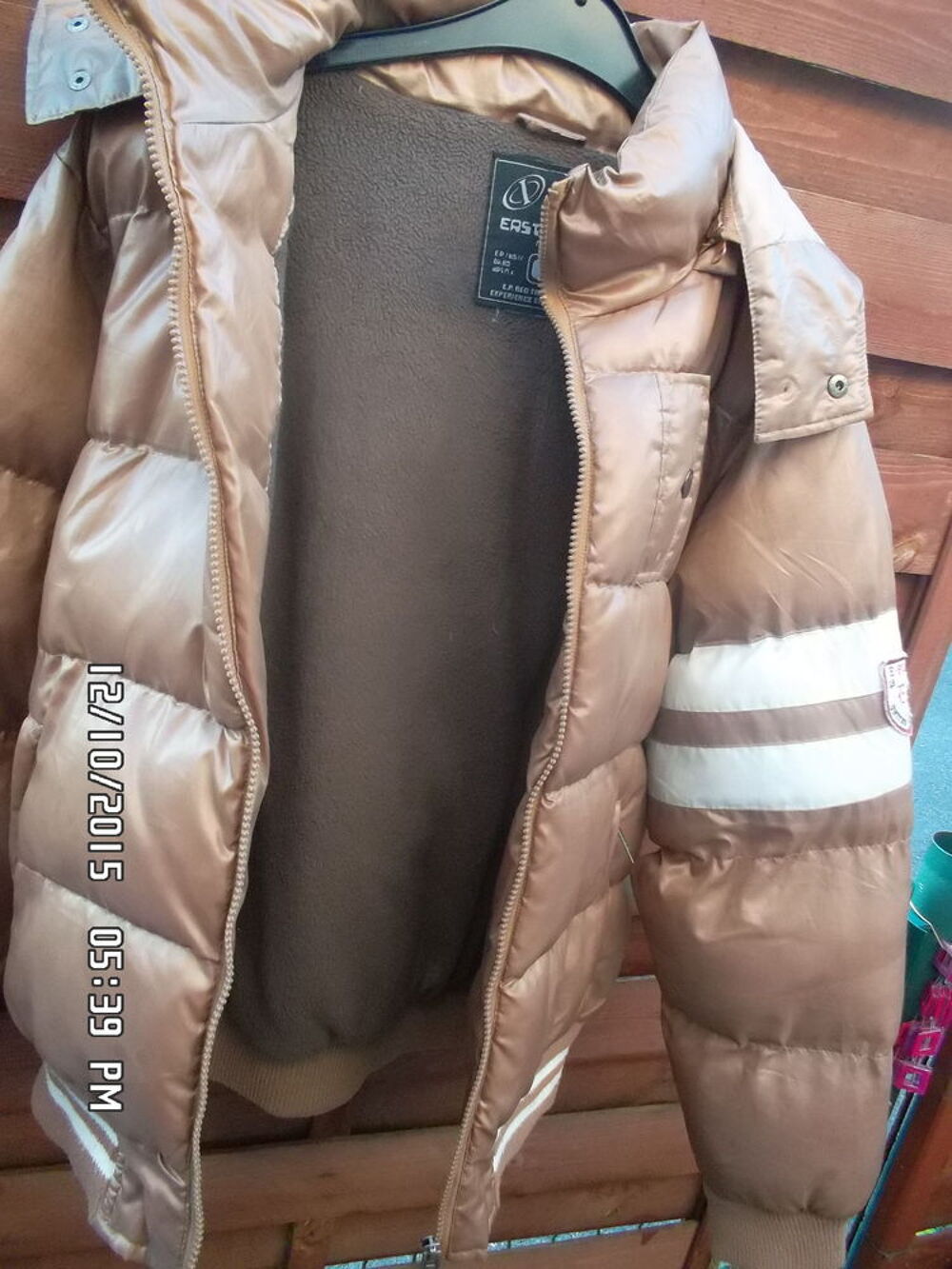 BLOUSON MARRON ET BLANC*JUSTE 3E*KIKI60230 Vêtements enfants