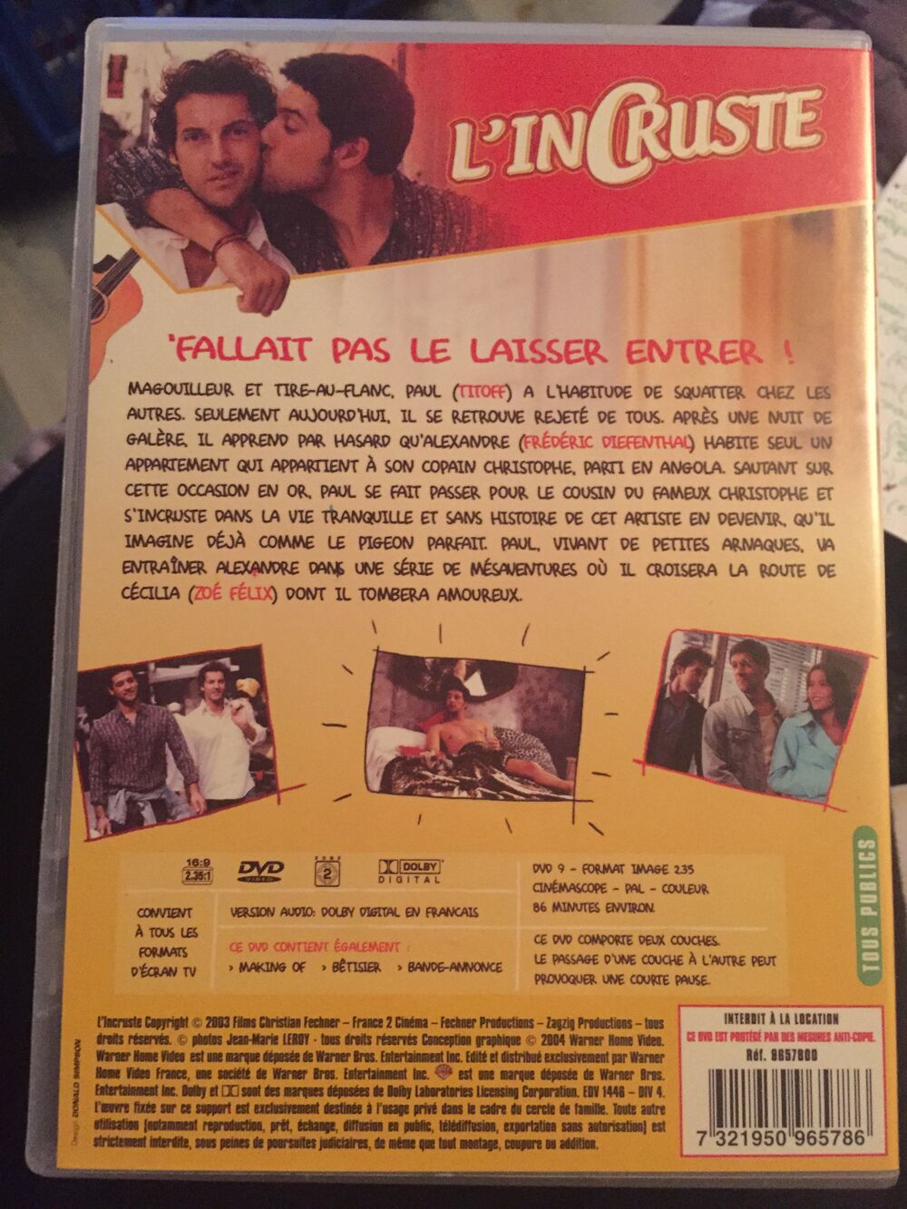 DVD L'incruste DVD et blu-ray