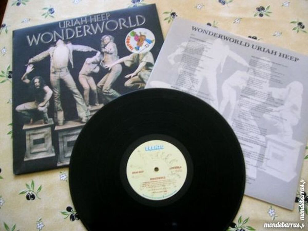 33 TOURS URIAH HEEP Wonderworld - ORIGINAL ANGLAIS CD et vinyles