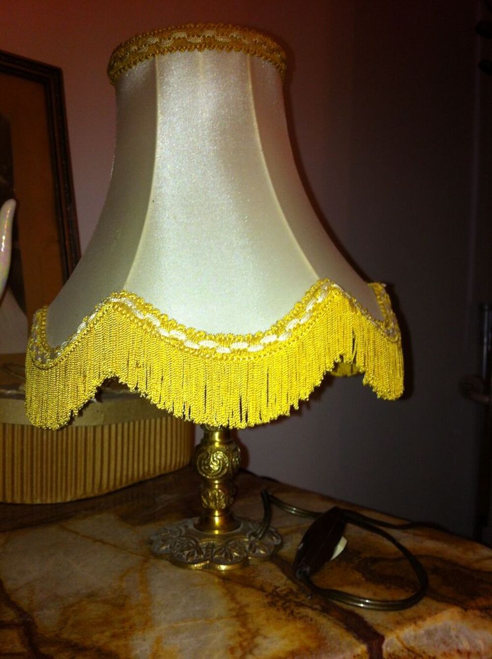 Lampe de chevet laiton Décoration
