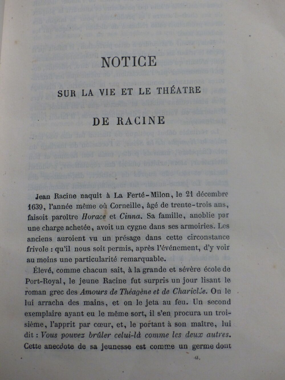 livre de collection J. RACINE Livres et BD