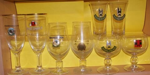 MAREDSOUS verres bire collector 4 Montcy-Notre-Dame (08)