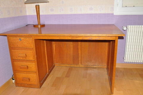 bureau demi ministre chne clair massif parfait tat 300 La Chapelle-Saint-Ursin (18)