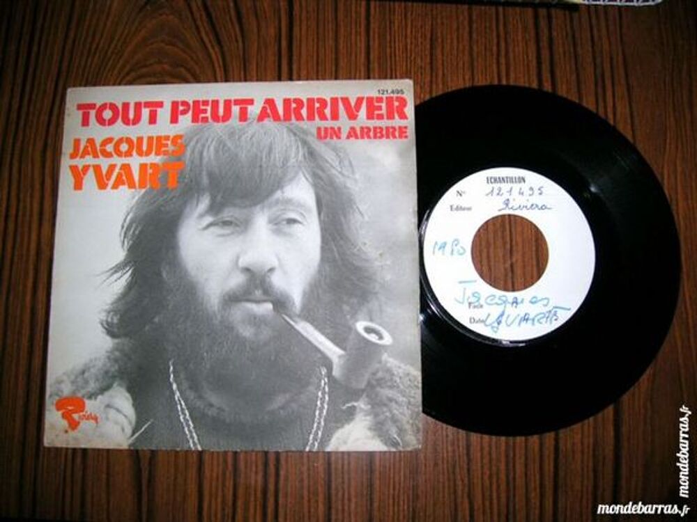 45 TOURS JACQUES YVART Tout peut arriver - TEST PRESSING CD et vinyles