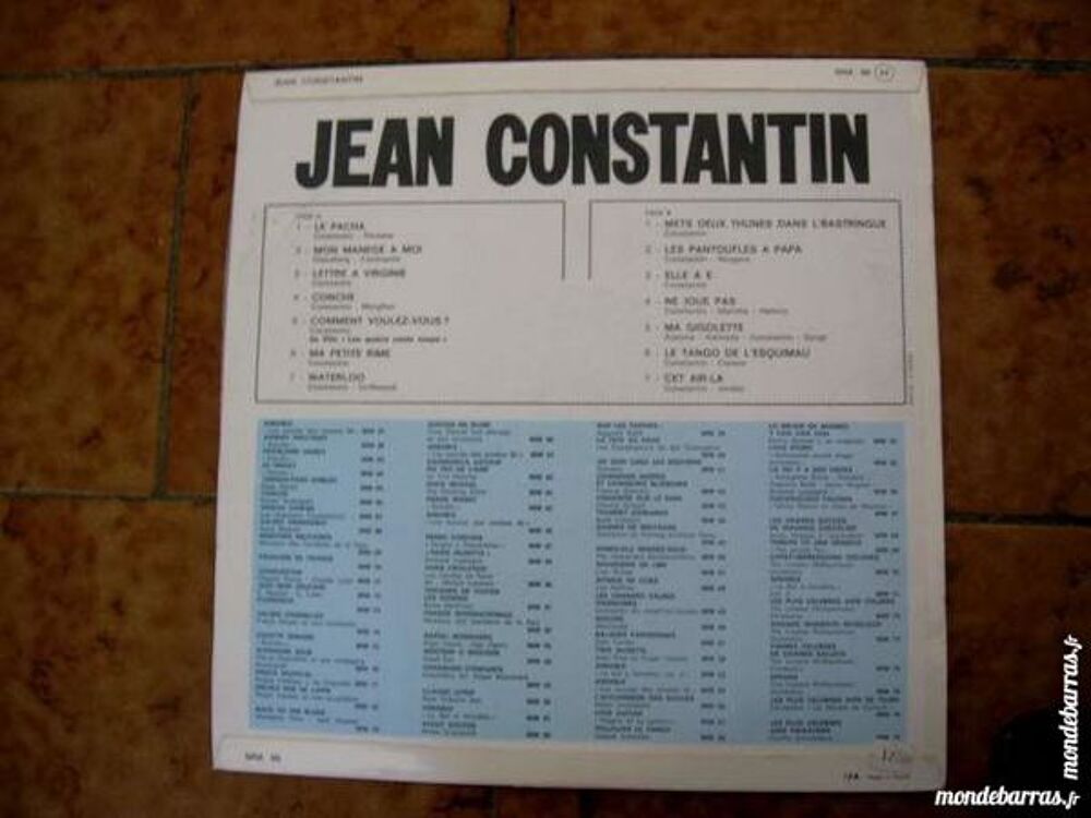 33 TOURS JEAN CONSTANTIN - ORIGINAL CD et vinyles