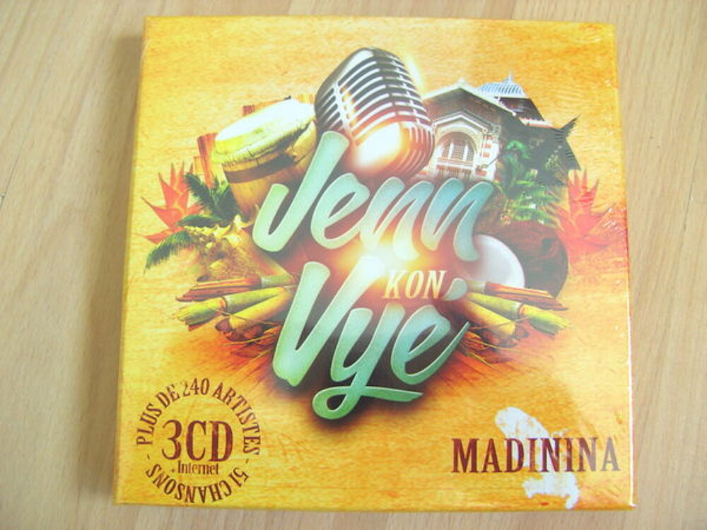 CD Jenn Kon Vy&eacute; &quot;Madinina&quot; (3 CD - Neufs) CD et vinyles