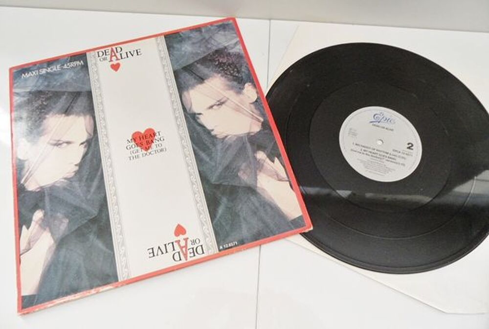 DISQUE PLATINE VINYLE VINTAGE DEAD OR ALIVE MAXI 45rpm CD et vinyles