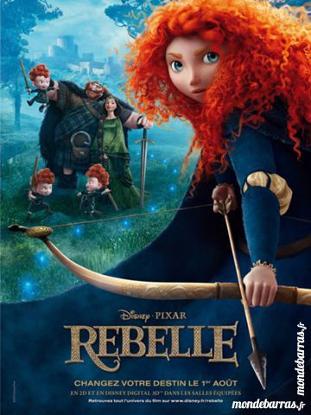 REBELLE V&eacute;ritable Affiche de Cin&eacute;ma PF &amp; GF 