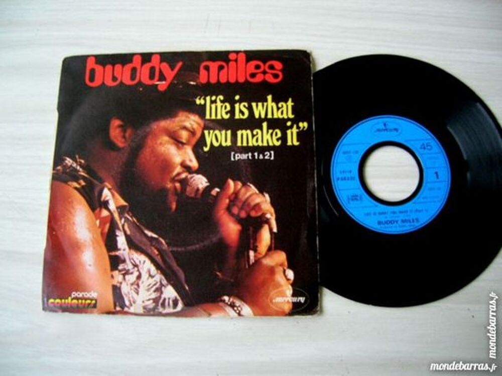 45 TOURS BUDDY MILES Life is what you make it CD et vinyles