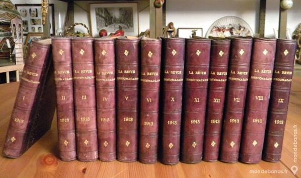 La Revue Hebdomadaire de 1913 - 12 Tomes Livres et BD