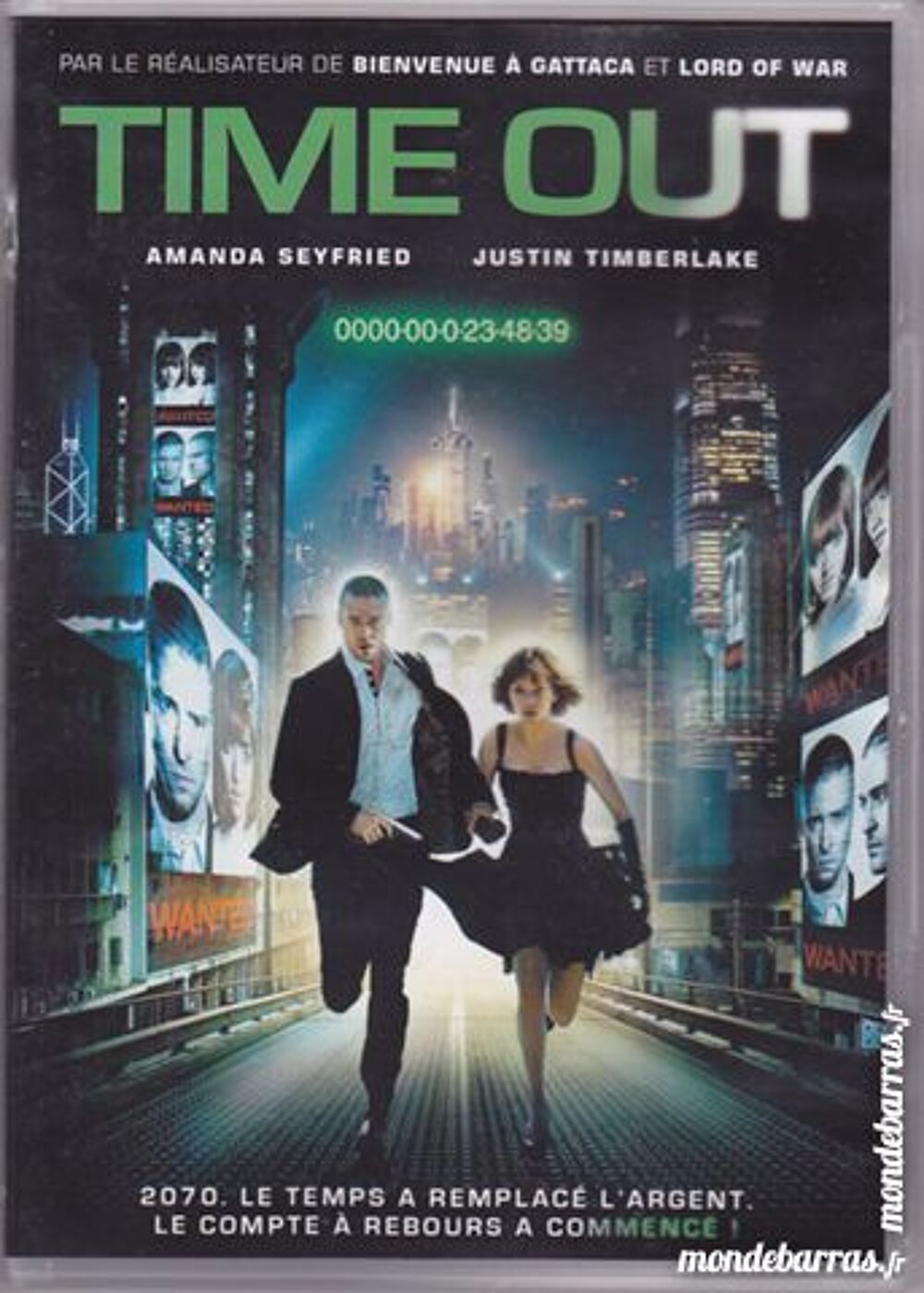 TIME OUT DVD et blu-ray