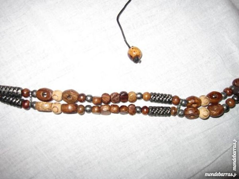 Ceinture avec boules en bois femme Bijoux et montres